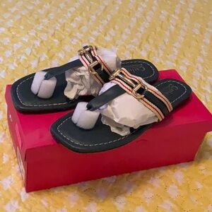 NIB Catherine Malandrino Horsebit Marion Sandals.